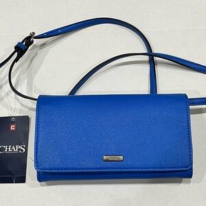 Chaps Vibrant Blue Crossbody Bag